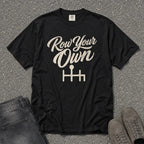 Row Your Own Gear Shift Manual Tee - Road Muse