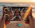 Samurai Mask Lightning Vanity Plate - Road Muse