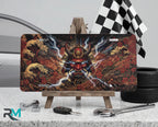 Samurai Mask Lightning Vanity Plate - Road Muse