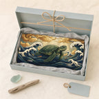 Sea Turtle Ocean Waves Vanity Plate - Road Muse