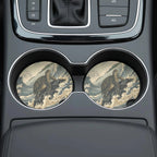 Sea Turtle Wave Car Coasters Set - Road Muse