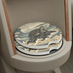 Sea Turtle Wave Car Coasters Set - Road Muse