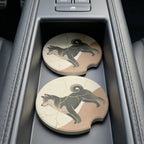 Shiba Inu Kintsugi Car Coasters Set - Road Muse
