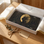Silhouette Tree Moon Nature Vanity Plate - Road Muse