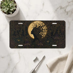 Silhouette Tree Moon Nature Vanity Plate - Road Muse