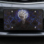 Skeletal Hand Moonlight Gothic Rose Vanity Plate - Road Muse