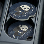 Sleeping Panda Car Coasters Set - Road Muse