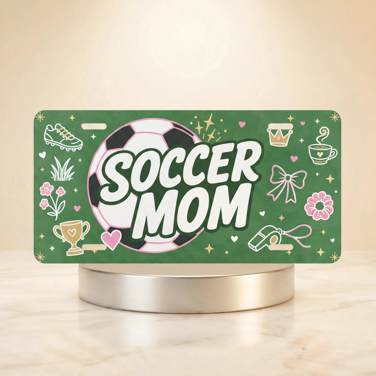 Soccer Mom Vanity Plate - Road Muse