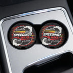Speeding? Always Car Coasters Set - Road Muse