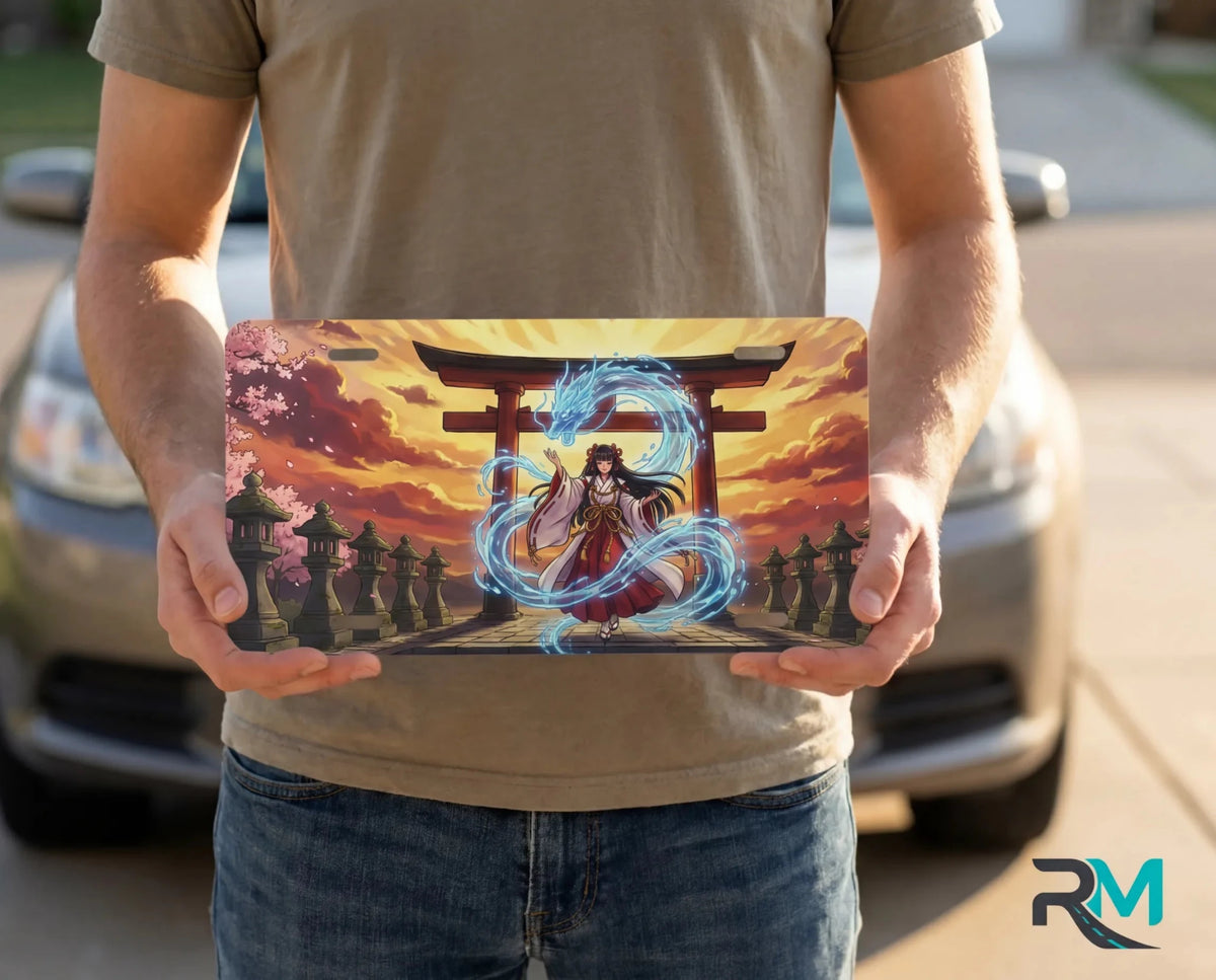Spirit Shrine Torii Gate Vanity Plate - Road Muse