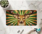 Stag Portrait Vanity Plate - Road Muse