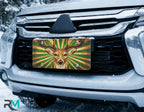 Stag Portrait Vanity Plate - Road Muse