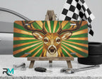 Stag Portrait Vanity Plate - Road Muse