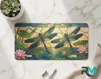 Stained Glass Dragonflies Vanity Plate - Road Muse