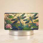 Stained Glass Dragonflies Vanity Plate - Road Muse