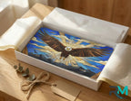 Stained Glass Eagle Vanity Plate - Road Muse