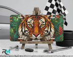 Stained Glass Lion Vanity Plate - Road Muse