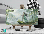 Forest Spirit Flute Player Bamboo Vanity Plate