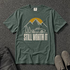 Still Worth It Mountain Road Trip Tee - Road Muse