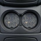 Stitched Octopus Car Coasters Set - Road Muse