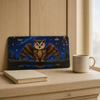 Owl Constellation Night Sky Vanity Plate