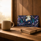 Blue Dragon Moon Fantasy Vanity Plate