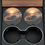 Sunset Drift Car Coasters Set - Road Muse