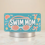Swim Mom Vanity Plate - Road Muse