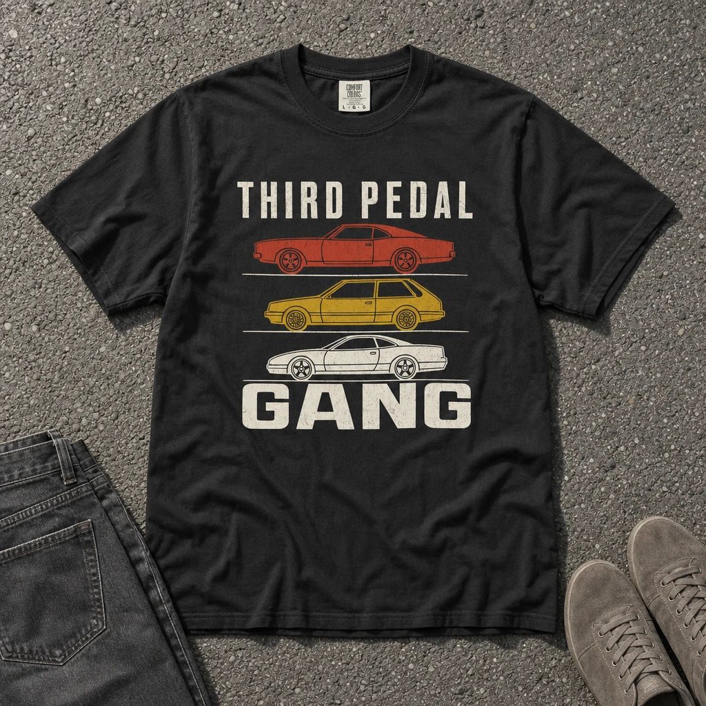 Third Pedal Gang Vintage Station Wagon Tee - Road Muse