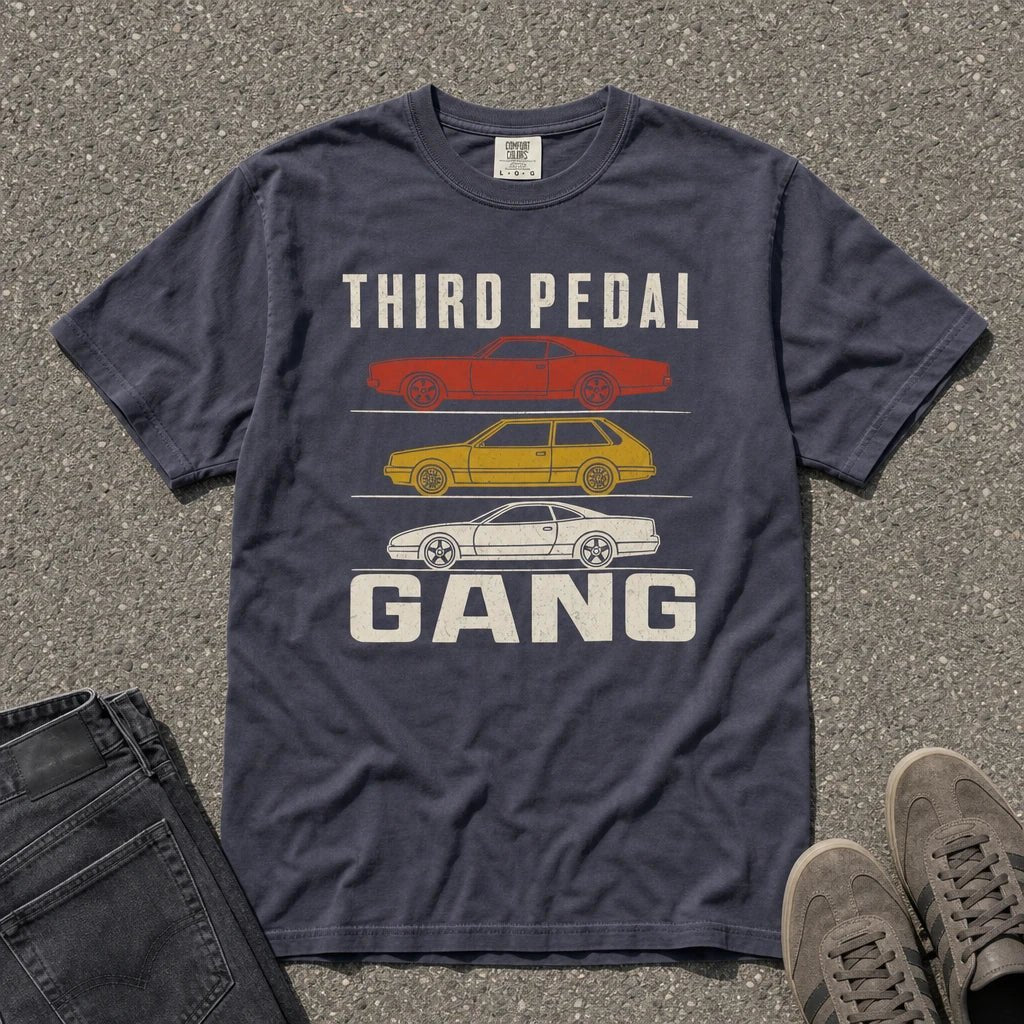 Third Pedal Gang Vintage Station Wagon Tee - Road Muse