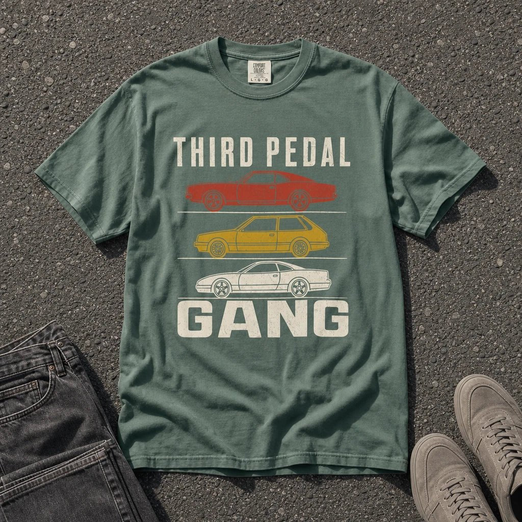 Third Pedal Gang Vintage Station Wagon Tee - Road Muse
