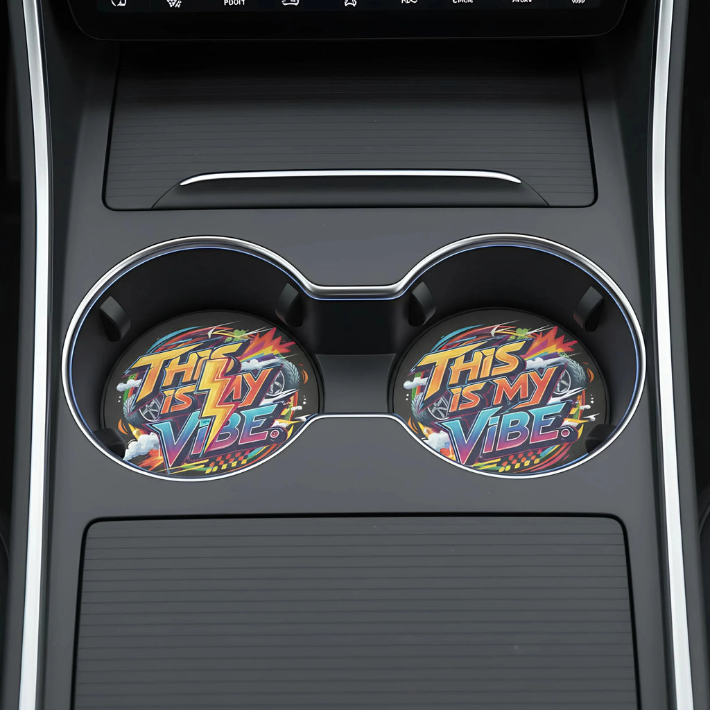 This Is My Vibe Car Coasters Set - Road Muse