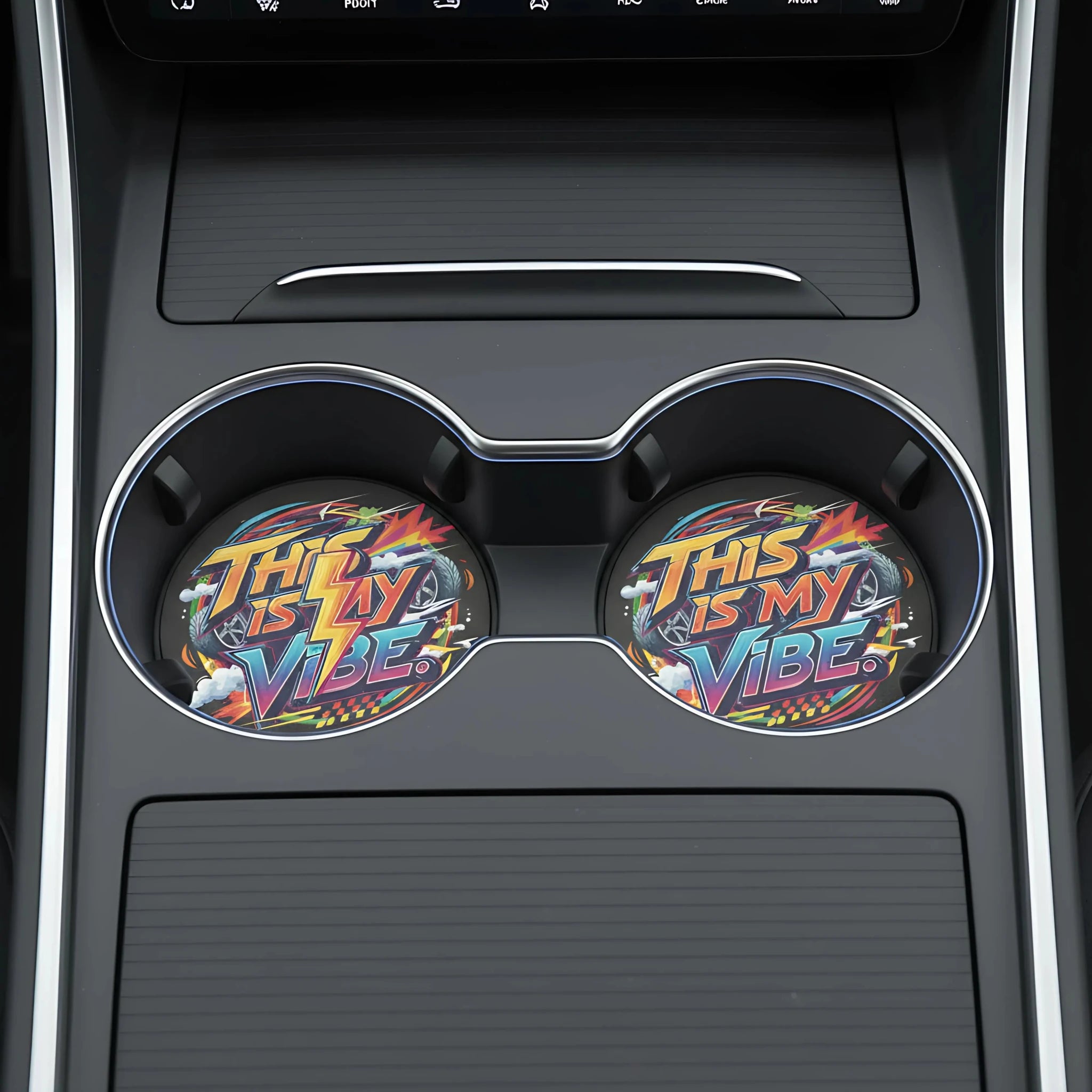 This Is My Vibe Car Coasters Set - Road Muse