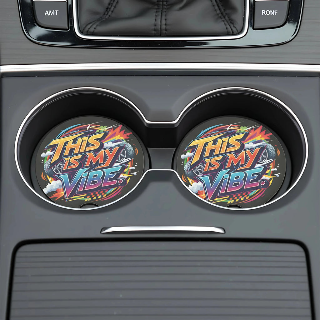 This Is My Vibe Car Coasters Set - Road Muse