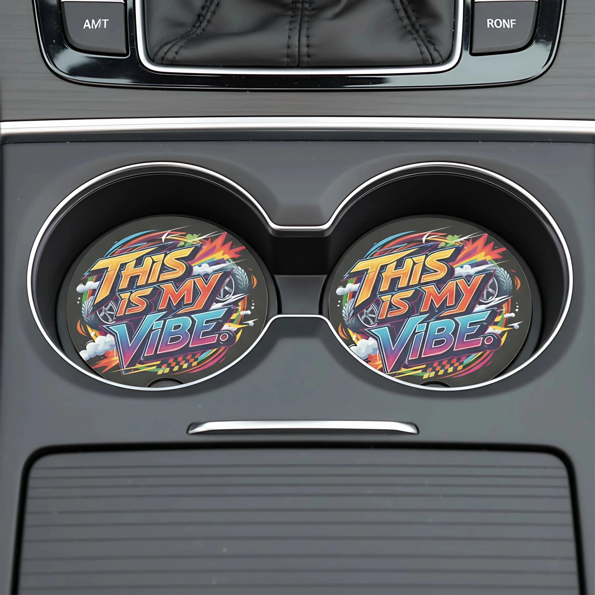 This Is My Vibe Car Coasters Set - Road Muse