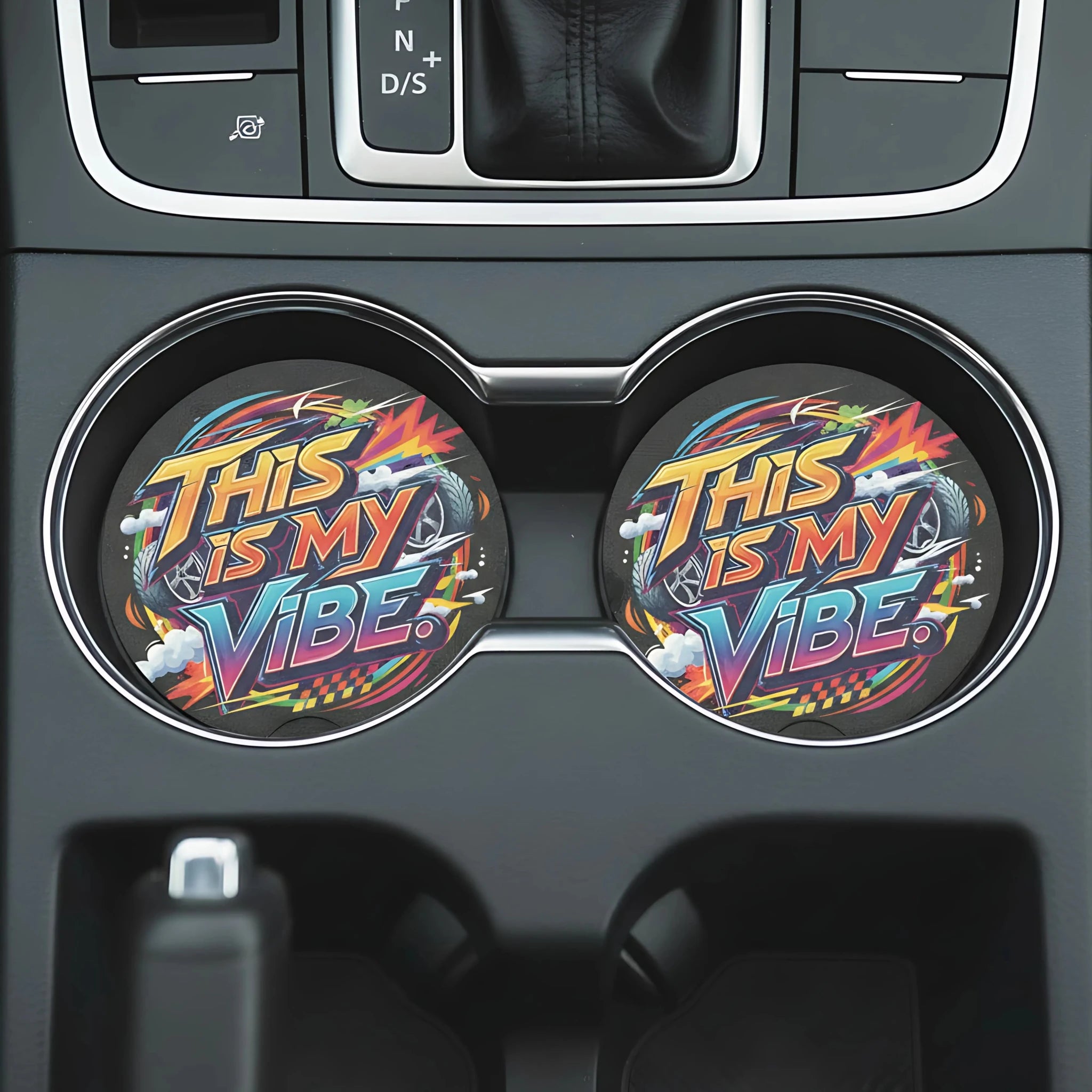 This Is My Vibe Car Coasters Set - Road Muse