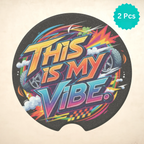 This Is My Vibe Car Coasters Set - Road Muse