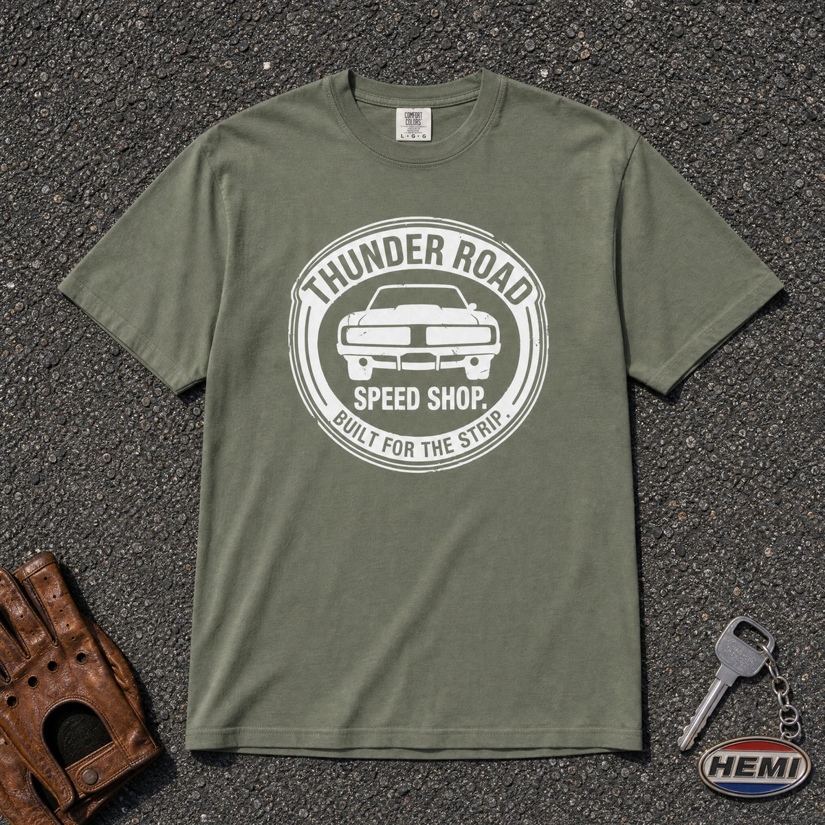 Thunder Road Speed Shop Logo Tee - Road Muse