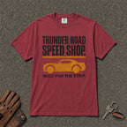 Thunder Road Speed Shop Strip Tee - Road Muse