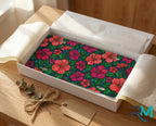 Tropical Hibiscus Pattern Vanity Plate - Road Muse