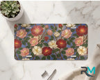 Vintage Floral Pattern Vanity Plate - Road Muse