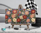 Vintage Floral Pattern Vanity Plate - Road Muse