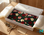 Vintage Rose Pattern Vanity Plate - Road Muse