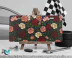 Vintage Rose Pattern Vanity Plate - Road Muse
