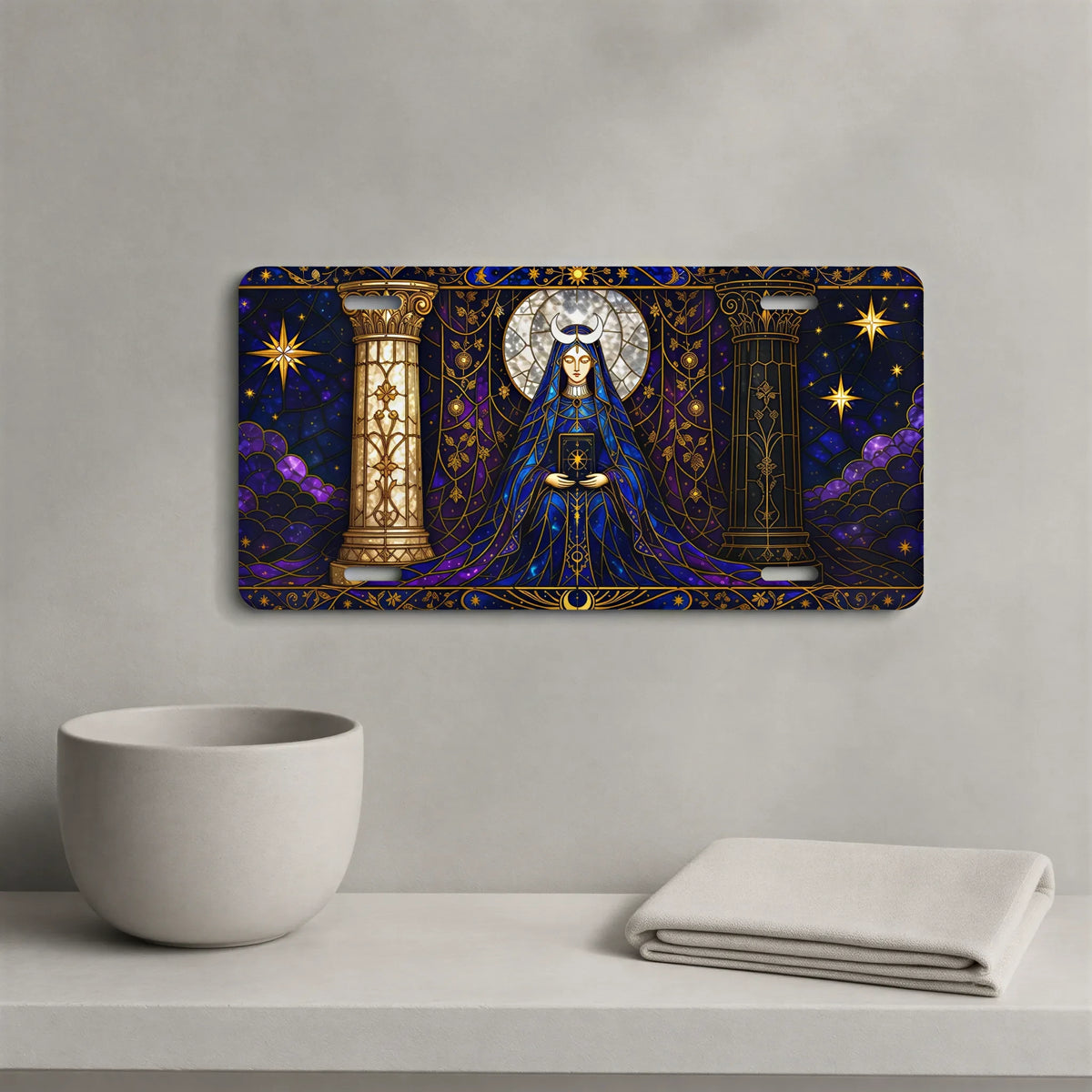 Mystic Oracle Celestial Vanity Plate