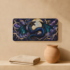 Blue Dragon Moon Fantasy Vanity Plate