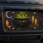 Witch Cauldron Magic Vanity Plate - Road Muse