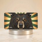 Woodland Bear Face Vanity Plate - Road Muse