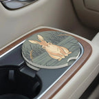 Woodland Bunny Car Coasters Set - Road Muse