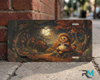 Woodland Tanuki Moonlit Forest Vanity Plate - Road Muse